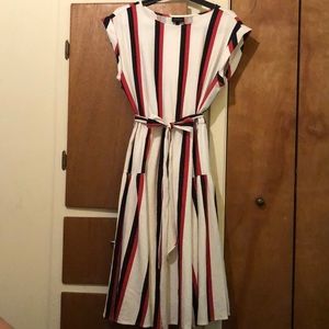 Who What Wear Striped Dress (XS)